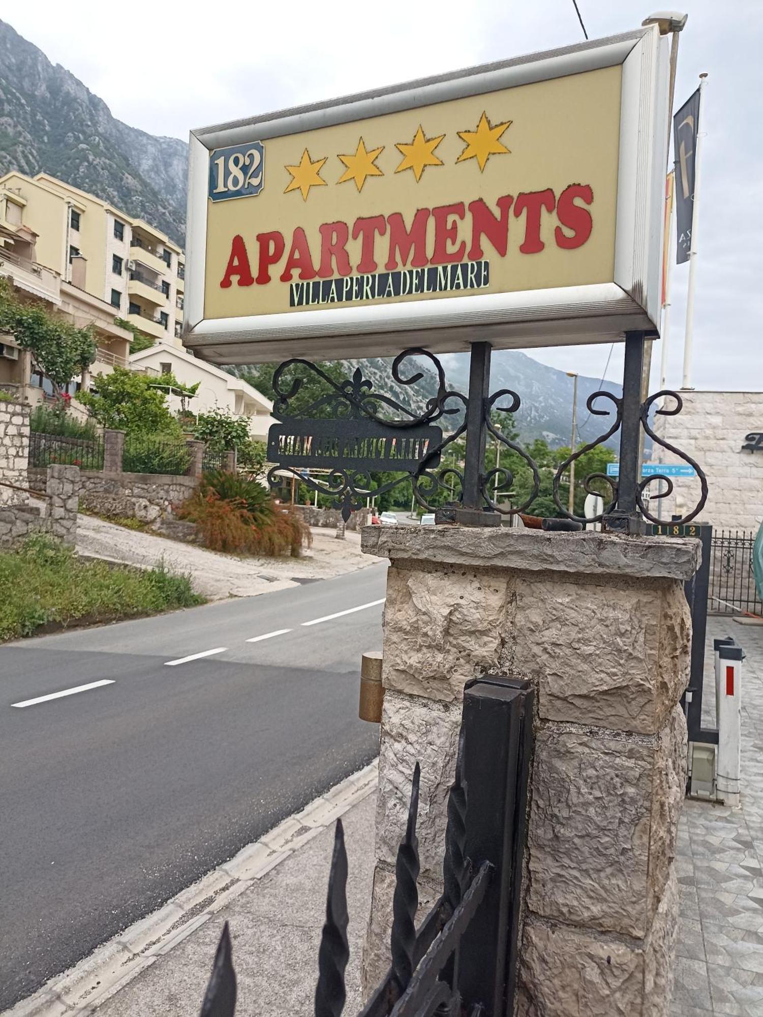 Villa Perla Del Mare Kotor Exterior foto